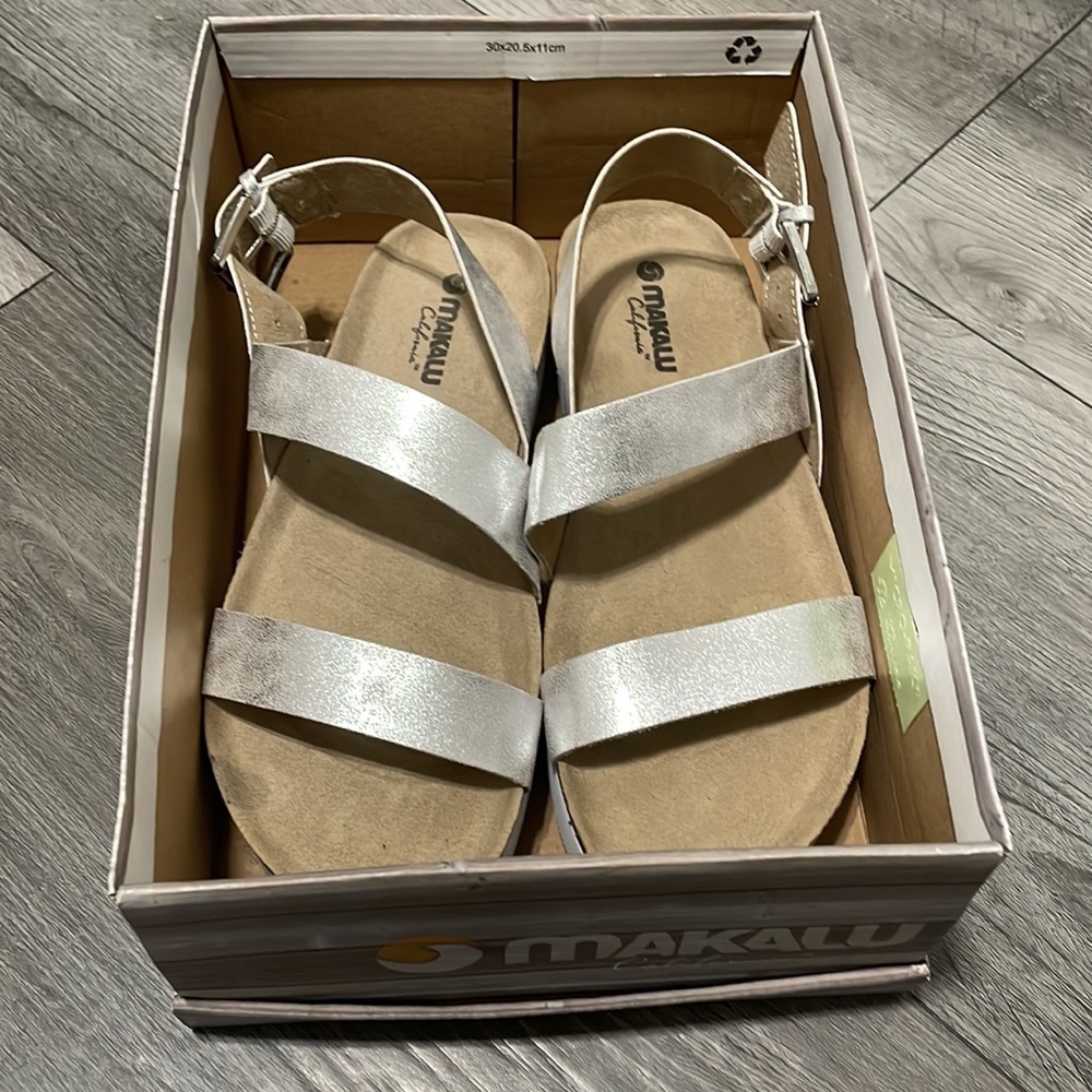 Makalu kiara silver sandal size 8 new - Picture 6 of 6